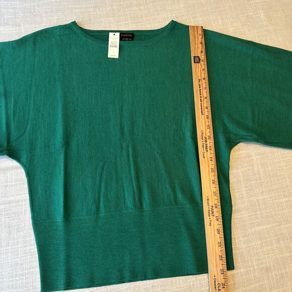 TALBOTS PURE MERINO‎ WOOL SWEATER Bundle SIZE Small 1-Red (NWOT)  1- Green (NWT) - Picture 9 of 16